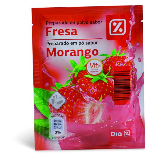 DIA FRUTAS MÁGICAS Bebida Instantanea de Morango 40 g