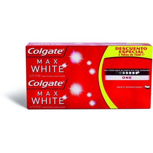COLGATE Dentífrico Max White One 2x75 ml