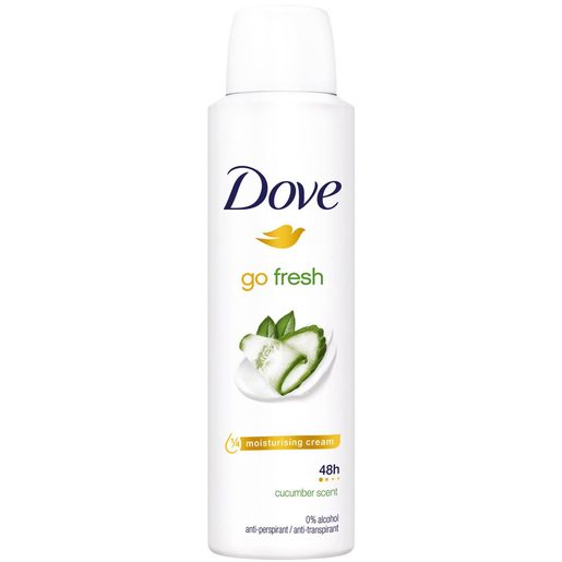 DOVE Desodorizante Spray Go Fresh Pepino 150 ml