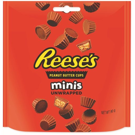 REESE'S Mini Chocolates Recheados com Manteiga de Amendoim 90 g