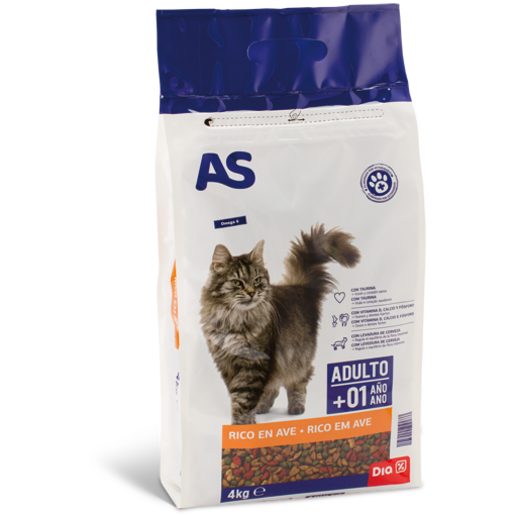 DIA AS Alimentação Seca de Carne Para Gato Menu Mix 4 kg