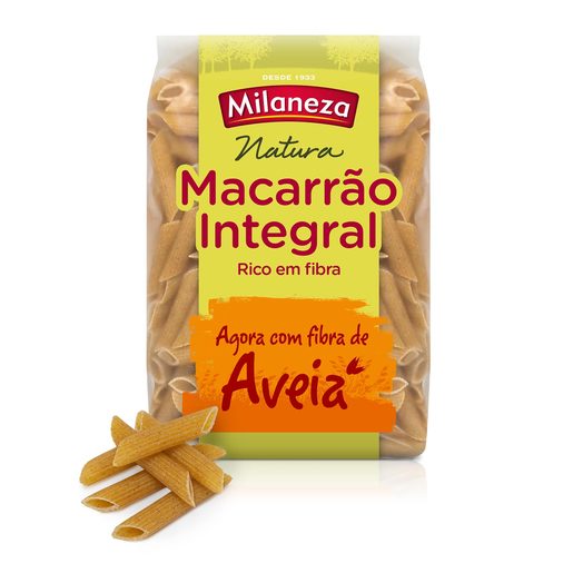 MILANEZA Macarrão Integral com aveia 500 g
