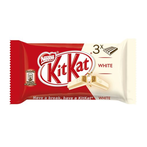 KITKAT Snack de Chocolate White 3x41,5 g