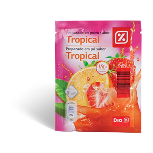 DIA FRUTAS MÁGICAS Bebida Instantânea Tropical 40 g