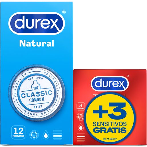 DUREX Preservativo Natural 12 un