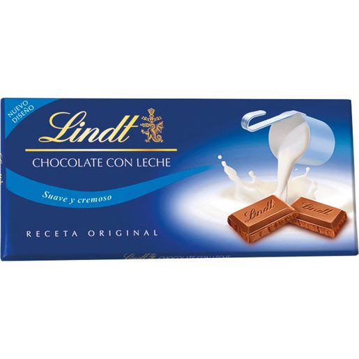 LINDT Tablete de Chocolate de Leite 125 g